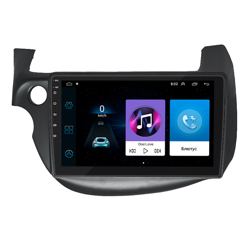 Штатна магнітола 10" Lesko для Honda Jazz II Рестайлінг 2011-2014 1/16Gb/ Wi-Fi Optima Хонда 4 шт., фото 1