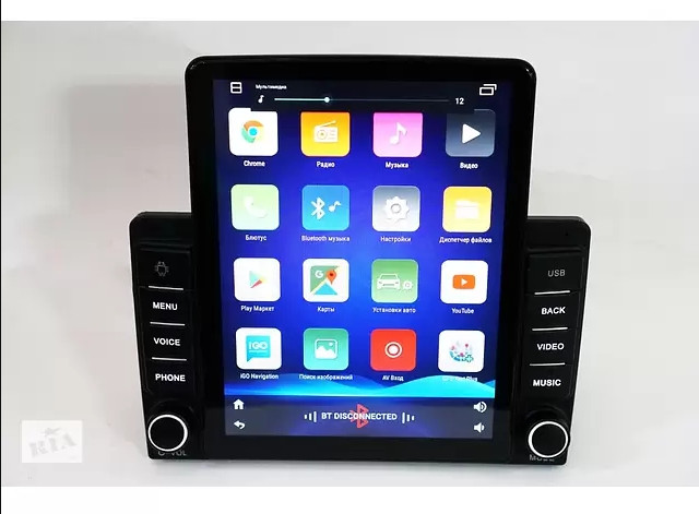 Автомагнітола 2 дин 9580A з екраном 9.5" 1/16Gb Wi-Fi Android GPS сенсорна