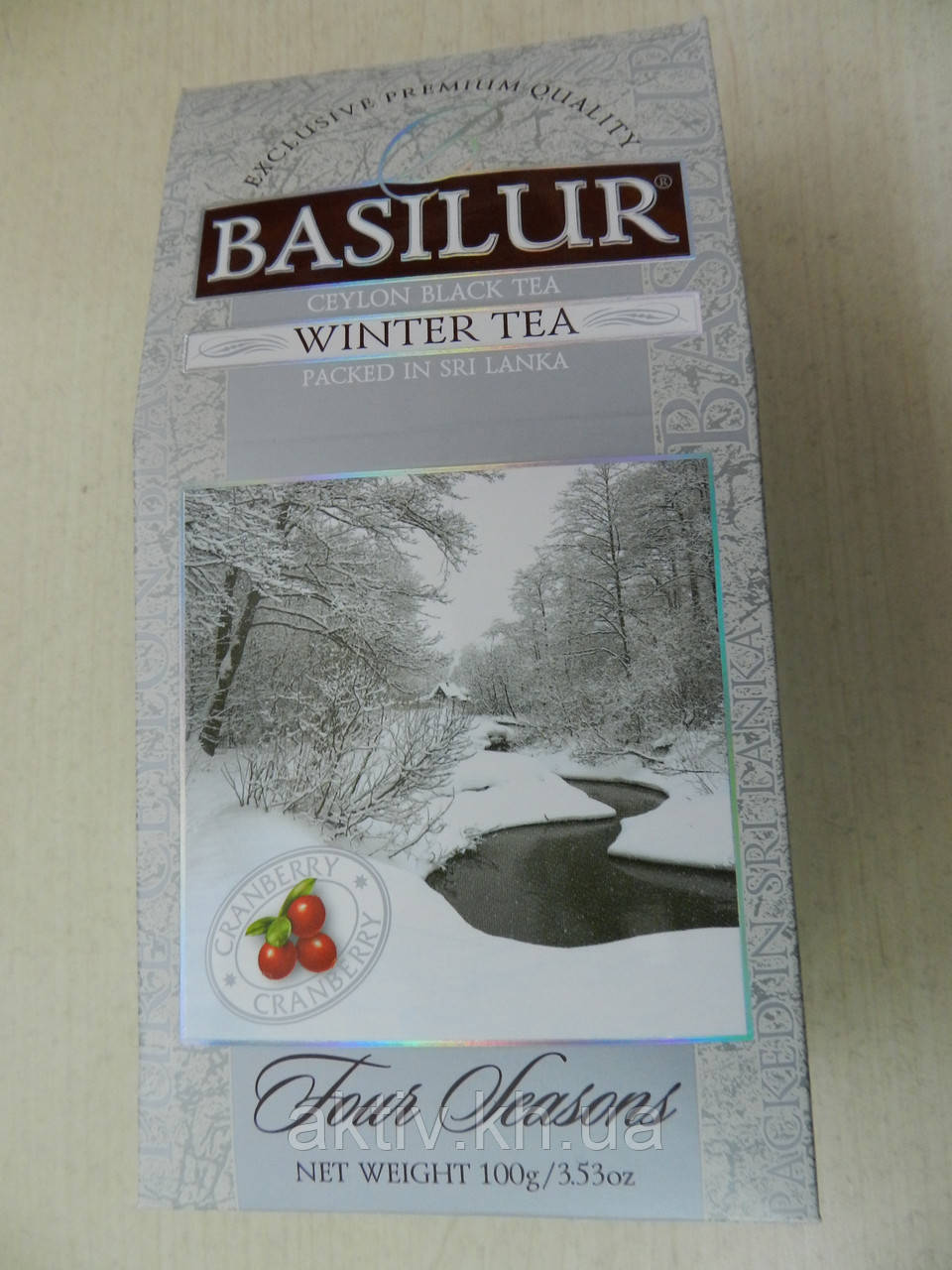 Чай Basilur Зима з журавлиною