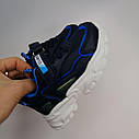 Кросівки для хлопчика Clibee 89 E bl/bl сині р. 22-27, фото 3
