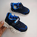 Кросівки для хлопчика Clibee 89 E bl/bl сині р. 22-27, фото 2