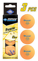 Мячи для пинг-понга Donic Prestige 2* 40+ orange (3шт)