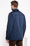 Класична куртка чоловіча демісезонна Finn Flare B17-21005-101 темно-синя S, фото 3