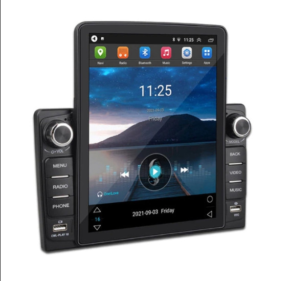 Універсальна магнітола 9582A, 9.5'' (2+16GB) Tesla Style Android-12 Carply