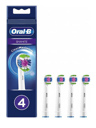 Насадки для електричної зубної щітки Oral-B 3D White 4 шт, фото 2