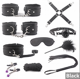 Фетиш БДСМ набір для рольових ігор на 10 позицій, садо-мазо атрибутика, фото 5