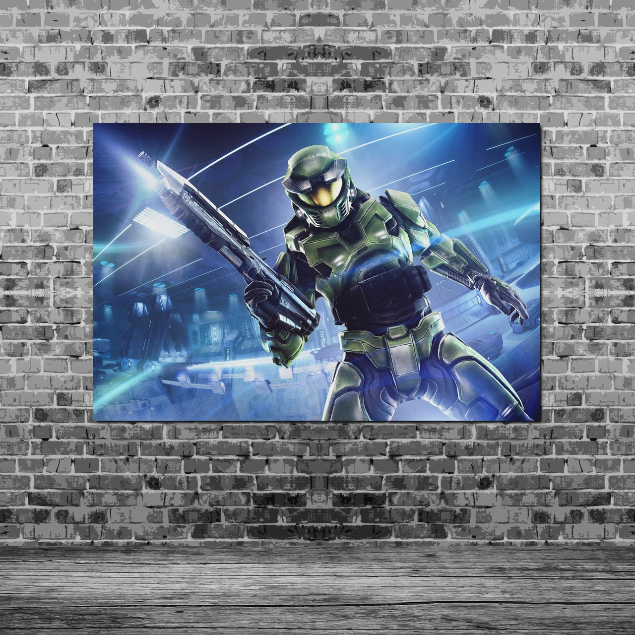 Купить Плакат "Хэйло, Ореол, Halo: Combat Evolved", 40×60см, цена 180 ...