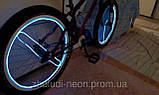 Підсвітка велосипеда коліс,рами — яскравим Холодним гнучким неоном. 2.3 мм завтовшки., фото 9