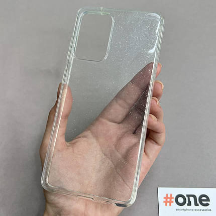 Чохол для Samsung Galaxy A52s блискучий щільний чохол на телефон самсунг а52с прозорий S7H, фото 1