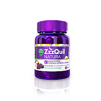 ZzzQuil Natura мелатонин, валериана, ромашка, лаванда для хорошего сна 30 желеек