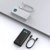Універсальна батарея Baseus Amblight 30000mAh 65 W 6 A з технологією QC3.0+PD3.0 + кабель Baseus, фото 3