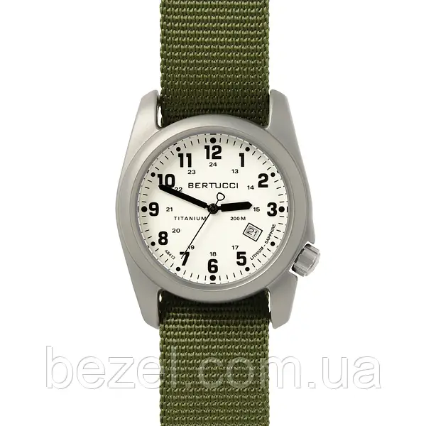 Bertucci 12070 A 2T SUPER CLASSIC LUMINOUS SWISS SUPER LUMINOUS DIAL W FOREST NYLON BAND BEZEL.COM.UA 1649617011