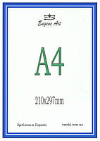 Фоторамка пластиковая цвет синий 21*30(А-4). Рамка для фото, дипломов, сертификатов, грамот.