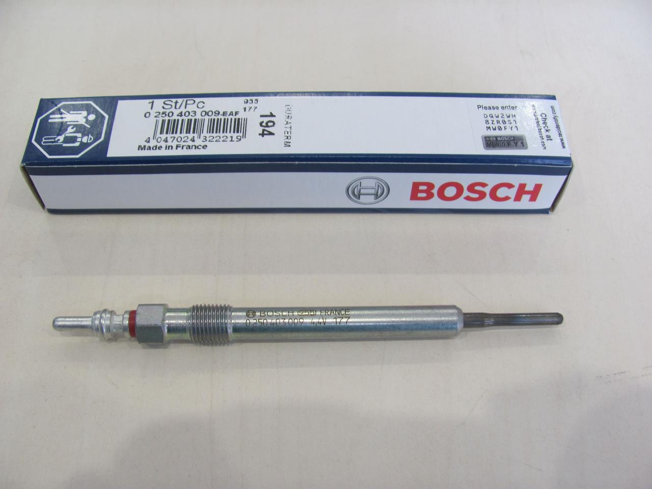 Свічка розжарювання Volkswagen T5 | 2.0TDI | BOSCH 0 250 403 009, фото 1