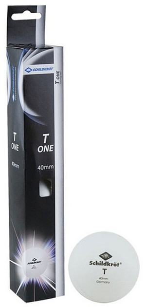 М'ячі для настільного (маленького) тенісу Donic 1T-Training 40+ white (6шт)