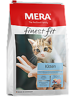 Сухой корм для котят, беременных и кормящих кошек с птицей и молозивом MERA Finest Fit Kitten 400 г