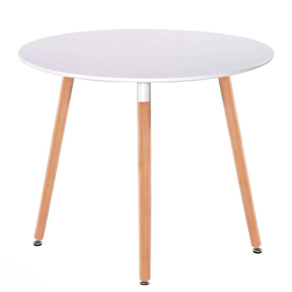 Стіл обідів Сіріус MDF (D=80cm), білий