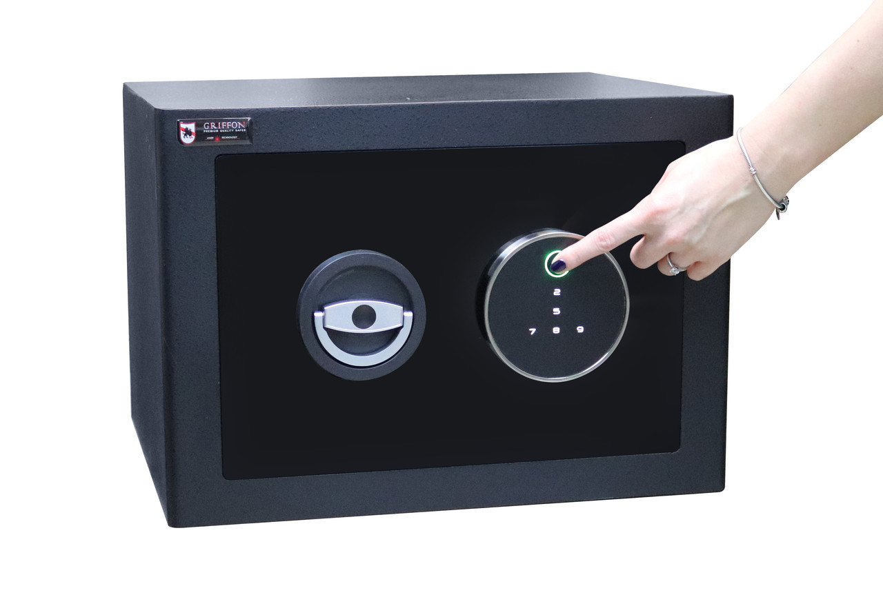 Меблевий Сейф M.30 Fingerprint BLACK GLOSS