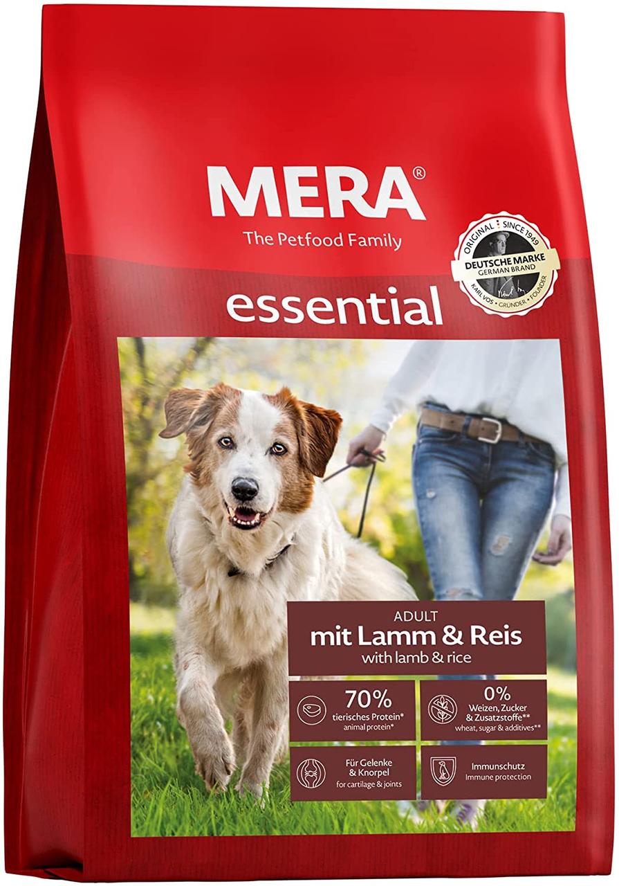 Повноцінний корм для собак усіх порід з ягням та рисом MERA Essential Lamb & Rice 12,5 кг