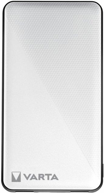 Varta Power Bank Energy 10000 мА·год обладнаний вдосконаленою технологією безпеки із зарядним кабелем