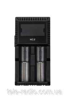 Зарядний пристрій для акумуляторів HC2 Charger на 2 акумулятори 18650