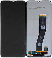 Дисплей модуль тачскрин Samsung A025G Galaxy A02s/A025U/M025 черный 163 x 72.5 mm черный шлейф оригинал