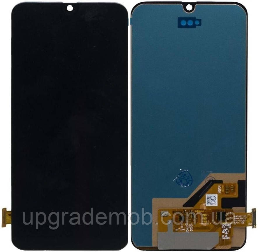Дисплей модуль тачскрин Samsung A405 Galaxy A40 чорний TFT