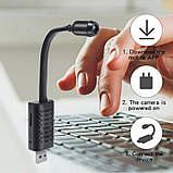 Міні камера U21 Wifi IP міні охоронна камера для дому з гнучкою ніжкою U21 sq11 sq29 A9 V380 q7, фото 7