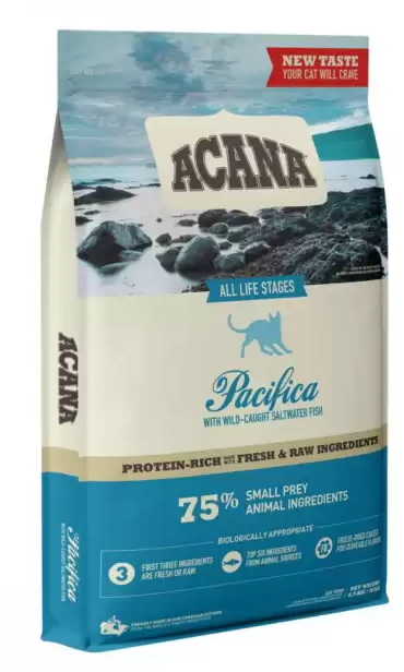 Acana Pacifica Cat 4.5кг — гіпоалергенний корм для котів і кошенят усіх порід із рибою