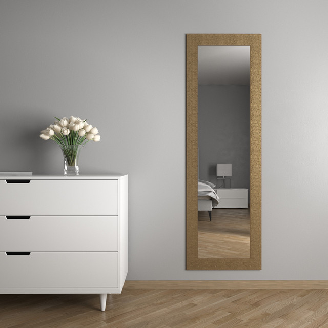 Зеркало на стену в раме 176х56 Золото Black Mirror в спальню коридор ванну кімнату