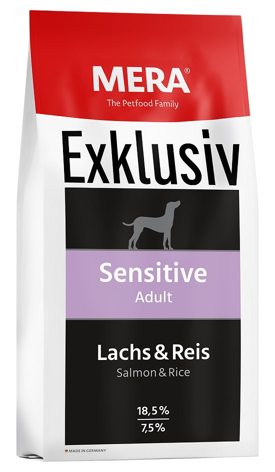 Сухий корм для собак з лососем і рисом Mera Exklusiv Adult Lachs & Rice 15 кг