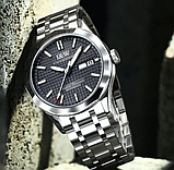 Класичний металевий механічний годинник з японським механізмом з автопідзаводом, фото 7