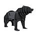Мангал сталевий розбірний Ведмідь 3D, мангалі фігури тварин, мангал для будинку і саду декоративний, фото 2