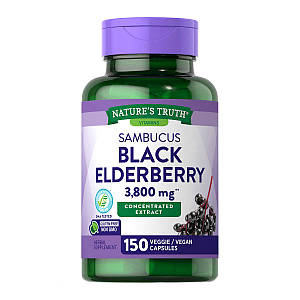 Бузина чорна Nature's Truth Sambucus Black Elderberry 3800 мг 150 капс.