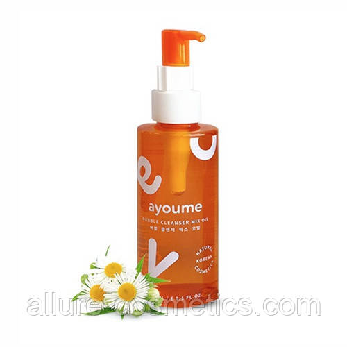 Гідрофільна олія-пінка для зняття макіяжу Ayoume bubble Cleanser mix Oil 150ml