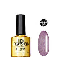 Гель лак Кошачий глаз Holographic 03 HD Hollywood 8 ml