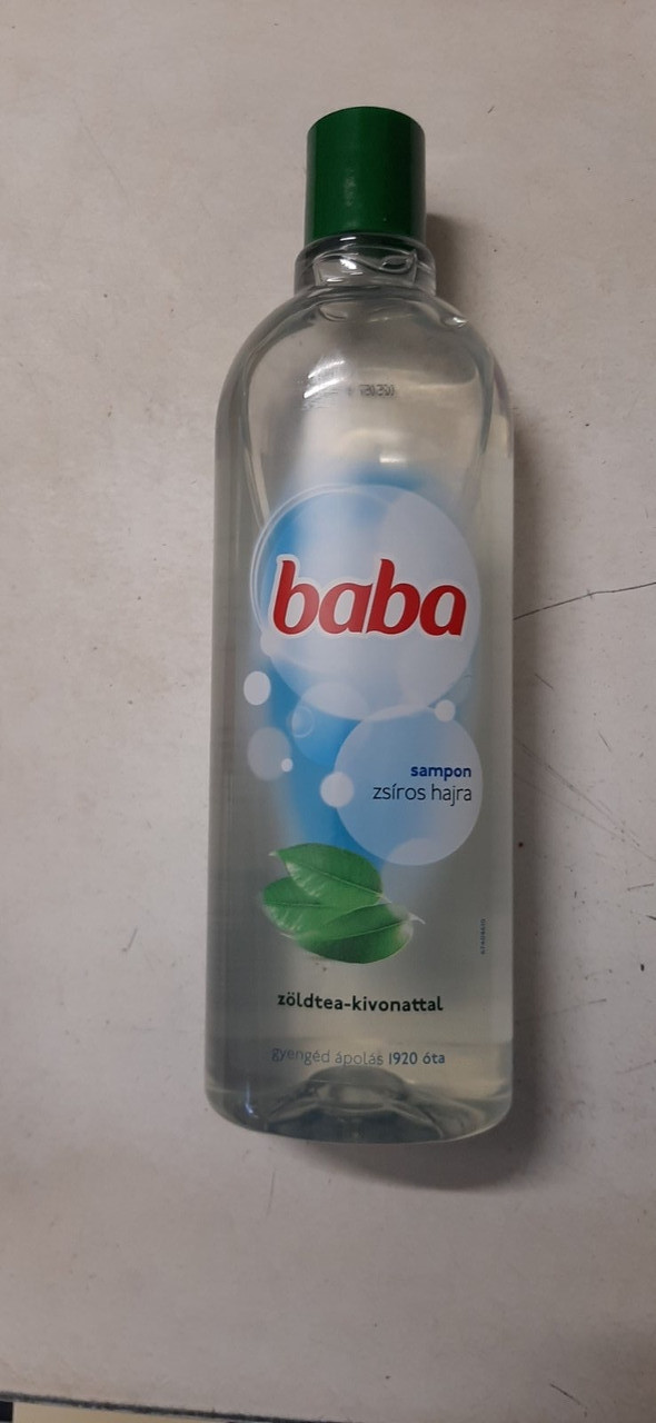 Шампунь Baba Бобо для жирного волосся, з екстрактом зеленого чаю