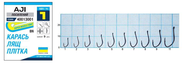 Гачок Optimist Aji ring (посилений) BN № 4