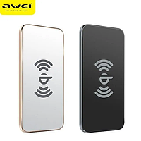 Беспроводное зарядное устройство AWEI W1 + WIRELESS CHARGE, супер тонкое портативное зарядное устройство В