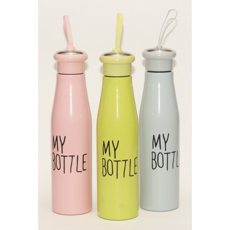 Термос питьевой My Bottl 600 мл. разные цвета - фото 1 - id-p579799063