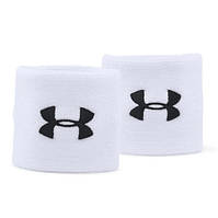 Напульсники спортивные Under Armour Performance Wristbands 2 шт. (1 пара) на руку (1276991-100)