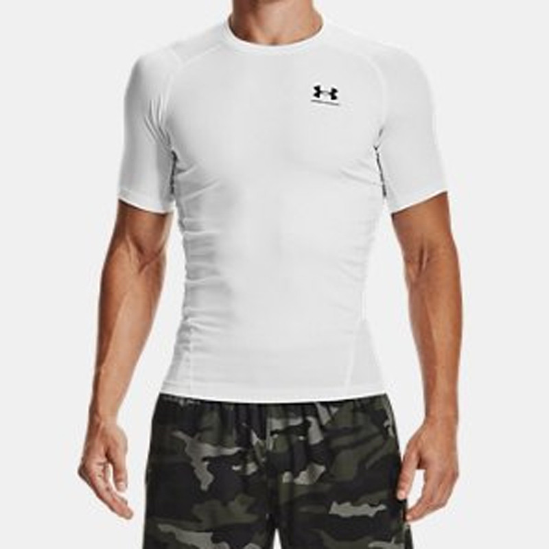 Футболка компресійна чоловіча Under Armour Men's HeatGear® Short Sleeve (1361518-100)