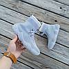 Світло сірі Yeezy 500 текстиль жіночі кросівки адідас ізі 500, фото 10