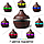 Зволожувач Повітроплаття Mini Usb Humidifier 7 led Color Change Арома Лампа C Led Підсвіткою від USB, фото 3