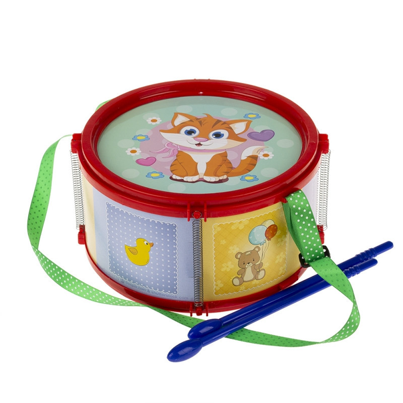 Барабан дитячий, маленький Colorplast 1-003, Toyman, фото 1