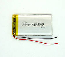 Батарея (акумулятор) для планшета 3000 мА·год, Li-Pol 3.7 В, 66*40*8 мм