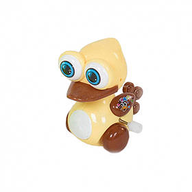 Заводна іграшка "Каченя" Bambi 6630, 7 см Бежевий, Toyman