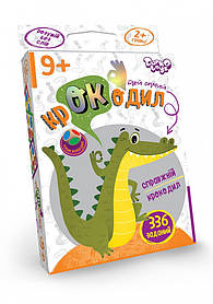 Настільна гра "Той самий крокодил" Danko Toys CROC-02-01U 336 завдань, Toyman