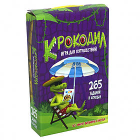 Настільна гра "Крокодил" Strateg 30566, 265 завдань у коробці, Toyman