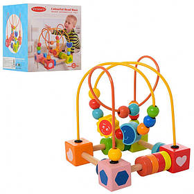 Дерев'яна іграшка "Лабіринт" Vi Vi Wood Toy MD 1242 на дроті, 17 см, Toyman